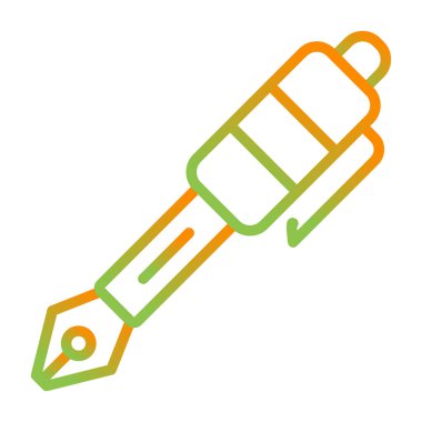  Dolma kalem simge vektör çizim