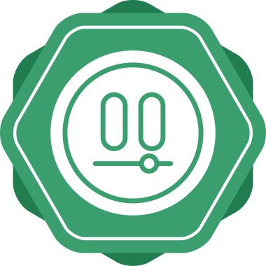 Video Duraklatma Düğmesinin vektör illüstrasyonu