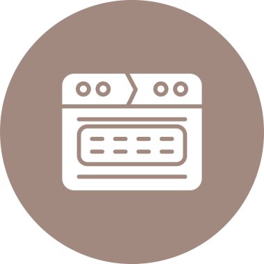 Tarayıcı simgesinin vektör illüstrasyonu