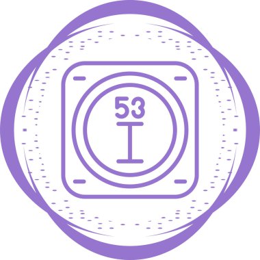 Periyodik tablo ağının kimyasal elementi basit illüstrasyon