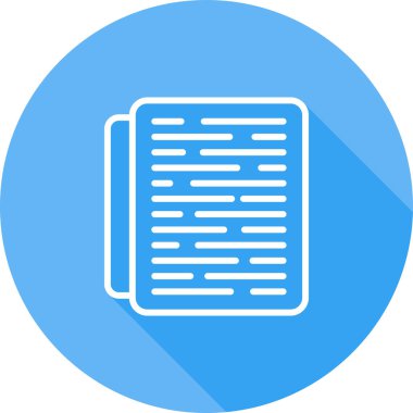 belge web simgesi vektör illüstrasyonu