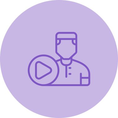 kullanıcı. Web simgesi basit illüstrasyon