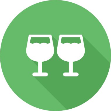  Gözlük. Web simgesi basit illüstrasyon