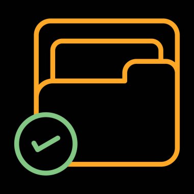 belge web simgesi vektör illüstrasyonu