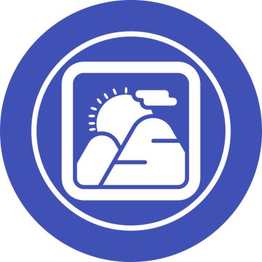  Resim simgesi. Grafiğin vektör illüstrasyonu