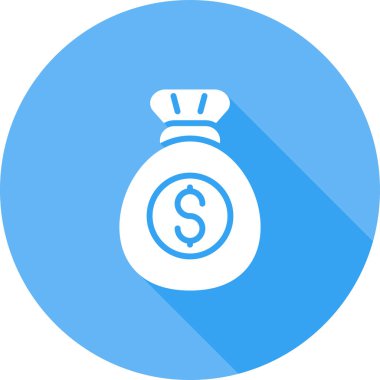 para çantası simgesi, vektör illüstrasyonu