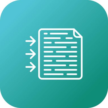 belge web simgesi vektör illüstrasyonu