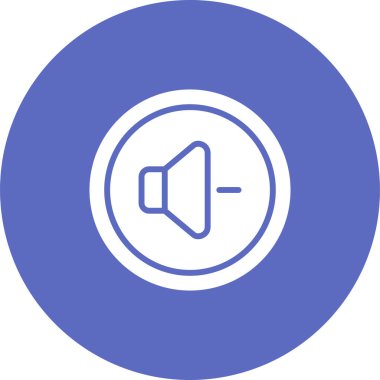 Down Button modern simgesinin vektör illüstrasyonu