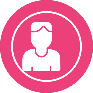 Hasta web simgesi vektör illüstrasyonu