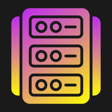 Sunucu, Sunucu, Sunucu Beyazın Doğrusal Simgesi