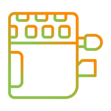 Düz Aktarım simgesi. vektör illüstrasyonu