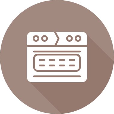 Tarayıcı simgesinin vektör illüstrasyonu