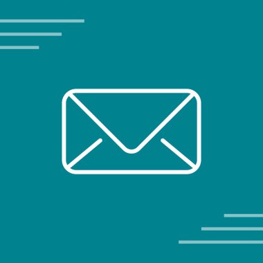 Posta simgesinin vektör illüstrasyonu