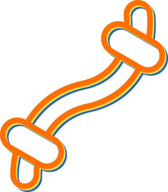 İp. Web simgesi basit illüstrasyon