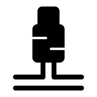  Usb Kablo ağ simgesi vektör illüstrasyonu 