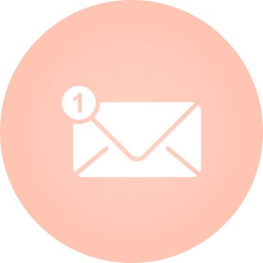 E- posta simgesinin vektör illüstrasyonu