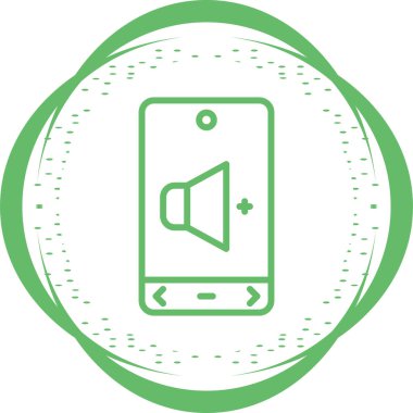 Ses simgesini yükselt. Ses sembolü. Ses işareti