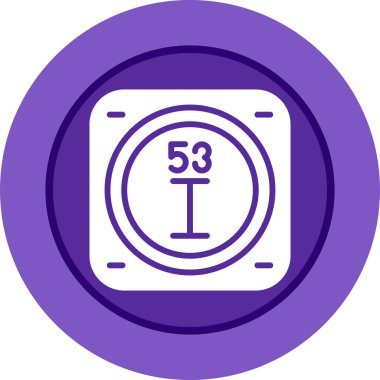 Periyodik tablo ağının kimyasal elementi basit illüstrasyon