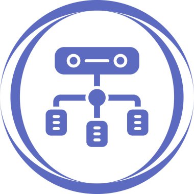 Yük dengeleyici. Web simgesi basit illüstrasyon