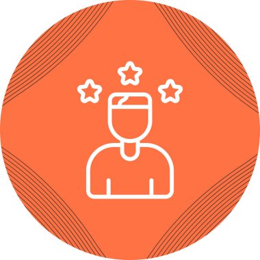 kullanıcı deneyimi simgesi vektör illüstrasyonu 