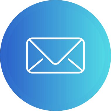 Posta simgesinin vektör illüstrasyonu