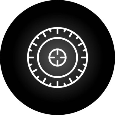 hedef simge vektör illüstrasyonu 