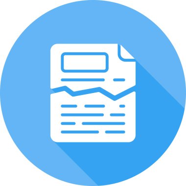  Yırtılmış kağıt ağ ikonu vektör illüstrasyonu.