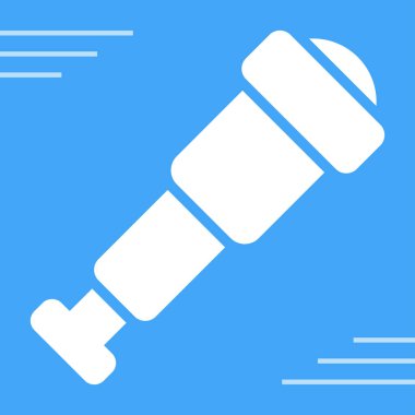 Teleskop simgesi. Eğitim ve bilim koleksiyonundan ince çizgili teleskop ikonu. Beyaz arkaplanda izole edilmiş ana hat vektörü