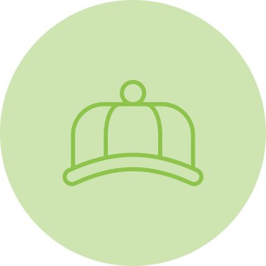 hat web simgesi vektör illüstrasyonu 