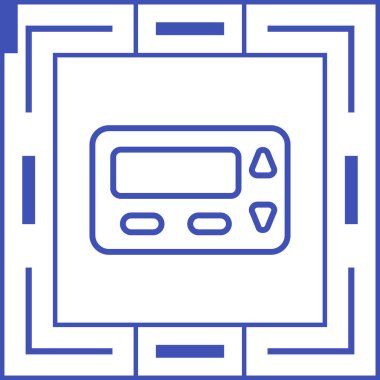 Sayfa simgesi, vektör illüstrasyonu basit tasarım