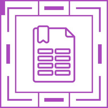 Sütun. Web simgesi basit illüstrasyon