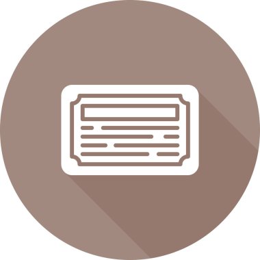 Sertifika simgesi, vektör illüstrasyonu basit tasarım