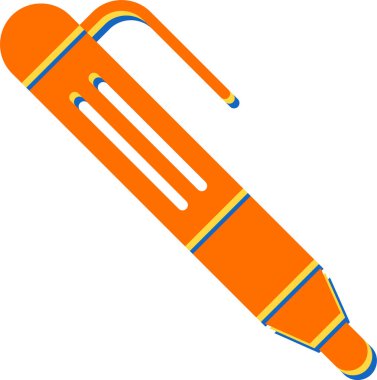 kalem simgesi, vektör illüstrasyonu basit tasarım