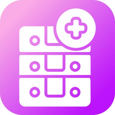 veritabanı simgesi, vektör illüstrasyonu basit tasarım