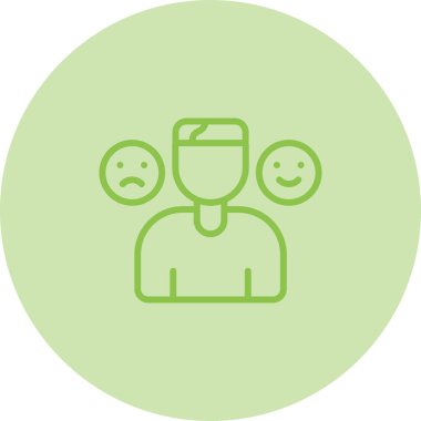 Duygular web simgesi vektör illüstrasyonu 