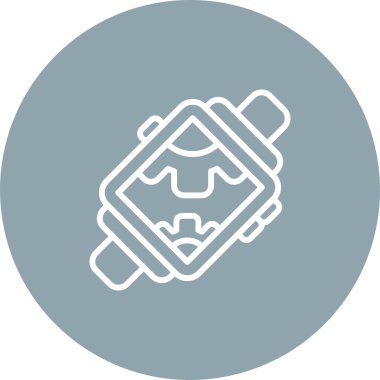 Modern Smartwatch simgesinin vektör çizimi    