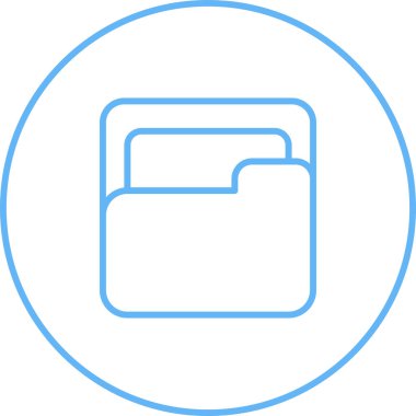 dizin web simgesi, basit vektör illüstrasyonu