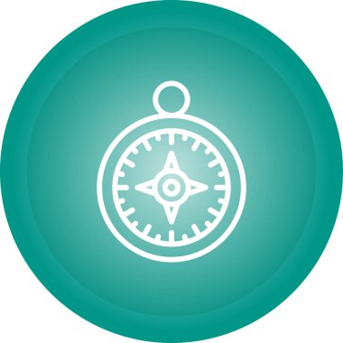 pusula simgesi web basit illüstrasyon