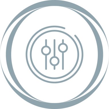 Ses ekolayzer simge vektör çizim