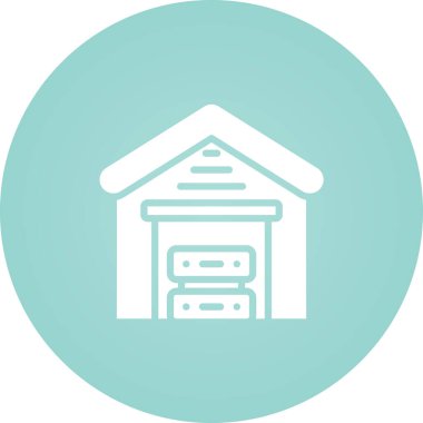 Veri Deposu Web simgesi basit illüstrasyon
