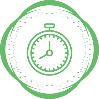 Kronometre Web simgesi basit illüstrasyon