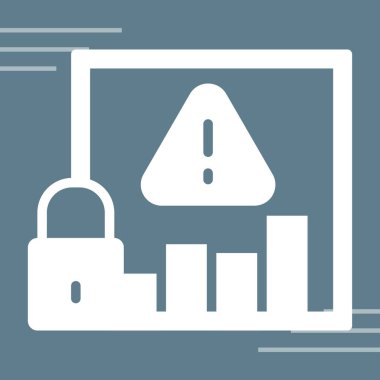 Risk simgesinin vektör çizimi 