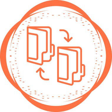 Dizin Yönetimi simgesi, vektör illüstrasyonu 