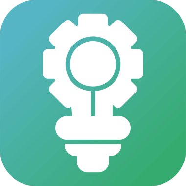  Ampul simgesi. vektör çizimi tasarımı