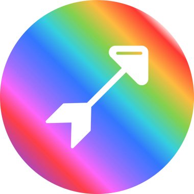 ok web simgesi, vektör çizim