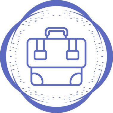 Evrak Çantası'nı web simge vektör çizim