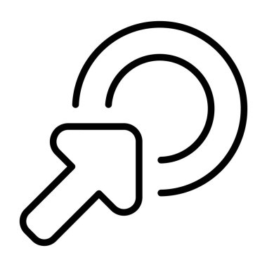 Simge, vektör illüstrasyonu basit tasarımı seç