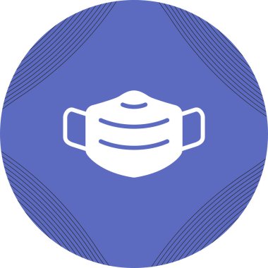 Maske simgesinin web illüstrasyonu