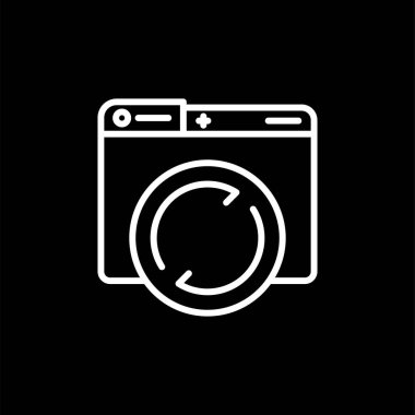 Sayfa simgesinin vektör illüstrasyonu