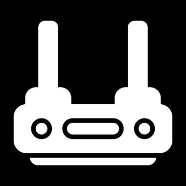 router vektör simgesi, tasarım taslağı 
